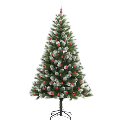 vidaXL Künstlicher schwenkbarer Weihnachtsbaum mit flockigem Schnee