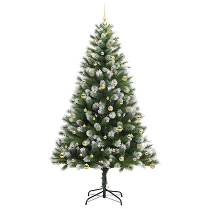 vidaXL Künstlicher schwenkbarer Weihnachtsbaum mit flockigem Schnee