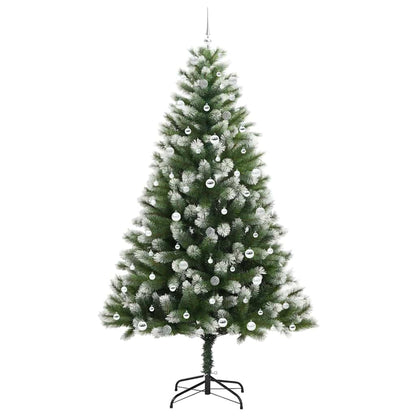 vidaXL Künstlicher schwenkbarer Weihnachtsbaum mit flockigem Schnee