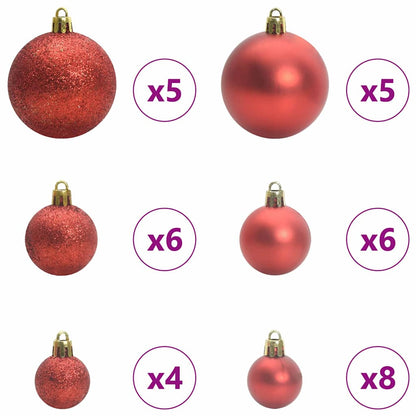 vidaXL Künstlicher klappbarer Weihnachtsbaum mit 150 LEDs Grün 120 cm