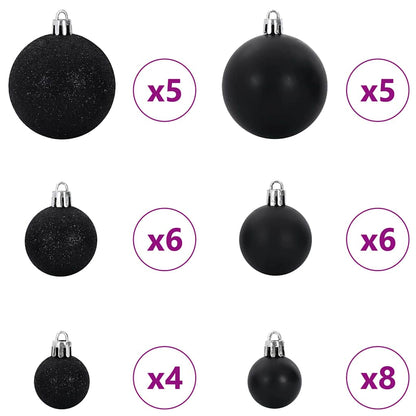 vidaXL Künstlicher klappbarer Weihnachtsbaum mit 150 LEDs Grün 120 cm