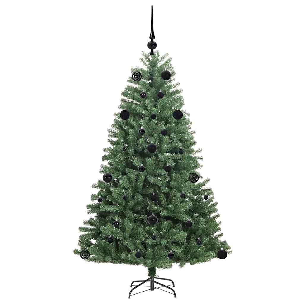 vidaXL Künstlicher klappbarer Weihnachtsbaum mit 150 LEDs Grün 150 cm