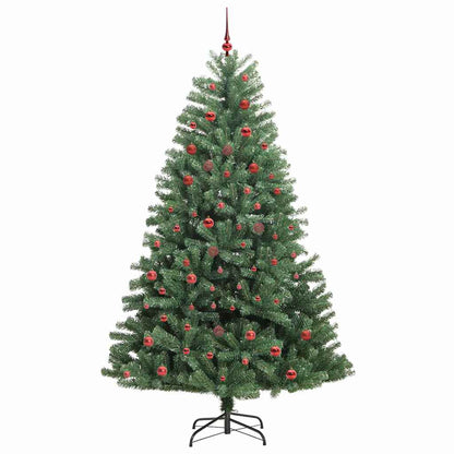 vidaXL Künstlicher klappbarer Weihnachtsbaum mit 300 LEDs Grün 210 cm