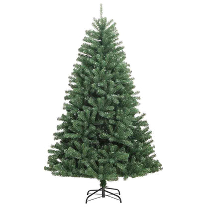 vidaXL Künstlicher klappbarer Weihnachtsbaum mit 300 LEDs Grün 240 cm