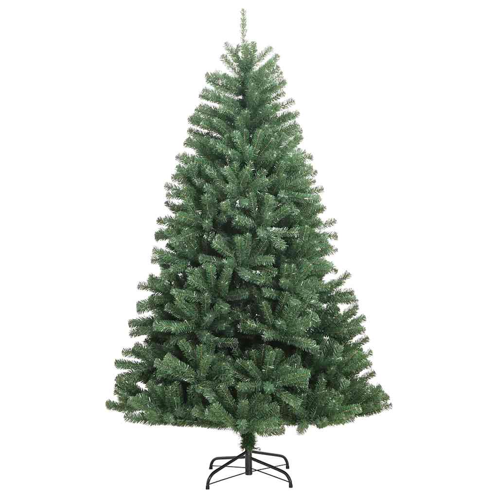 vidaXL Künstlicher klappbarer Weihnachtsbaum mit 300 LEDs Grün 240 cm