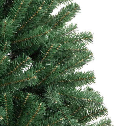 vidaXL Künstlicher klappbarer Weihnachtsbaum mit 300 LEDs Grün 240 cm