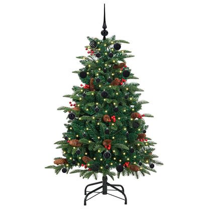 Künstlicher Weihnachtsbaum mit 150 LEDs mit Ständer Grün 150 cm
