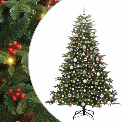 Künstlicher Weihnachtsbaum mit 300 LEDs mit Ständer Grün 180 cm