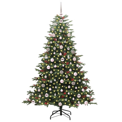 Künstlicher Weihnachtsbaum mit 300 LEDs mit Ständer Grün 180 cm