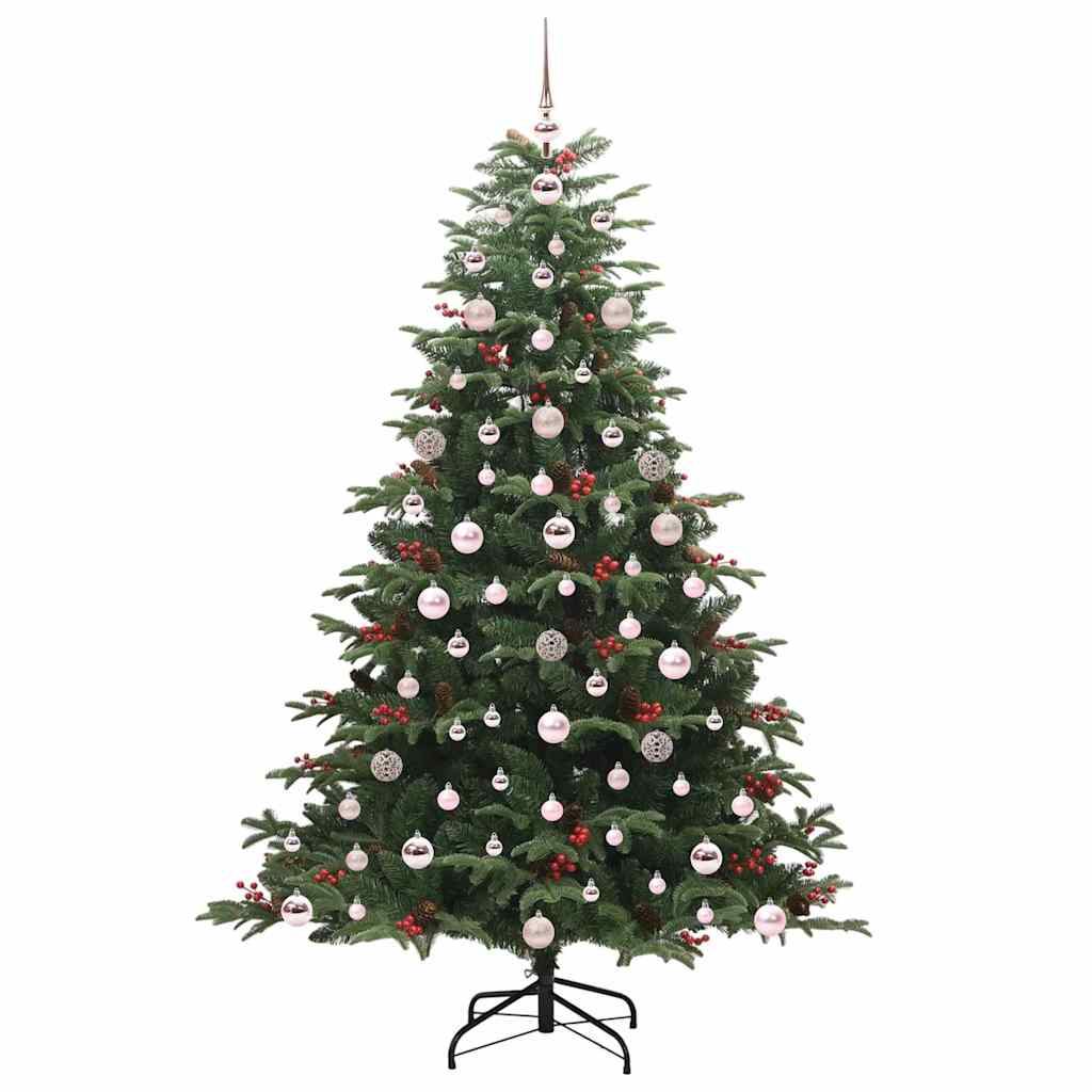 Künstlicher Weihnachtsbaum mit 300 LEDs mit Ständer Grün 180 cm