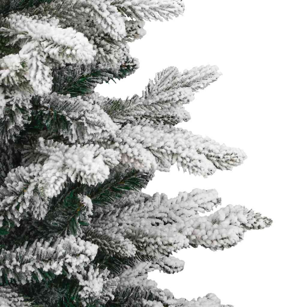 vidaXL Künstlicher klappbarer Weihnachtsbaum Weiß 150 cm PE und PVC
