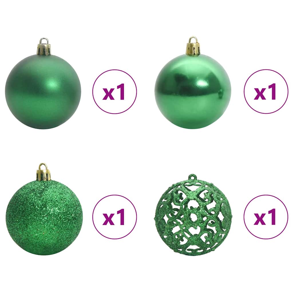 vidaXL Künstlicher klappbarer Weihnachtsbaum Weiß 150 cm PE und PVC