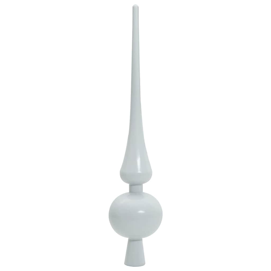 vidaXL Künstlicher klappbarer Weihnachtsbaum Weiß 180 cm PE und PVC