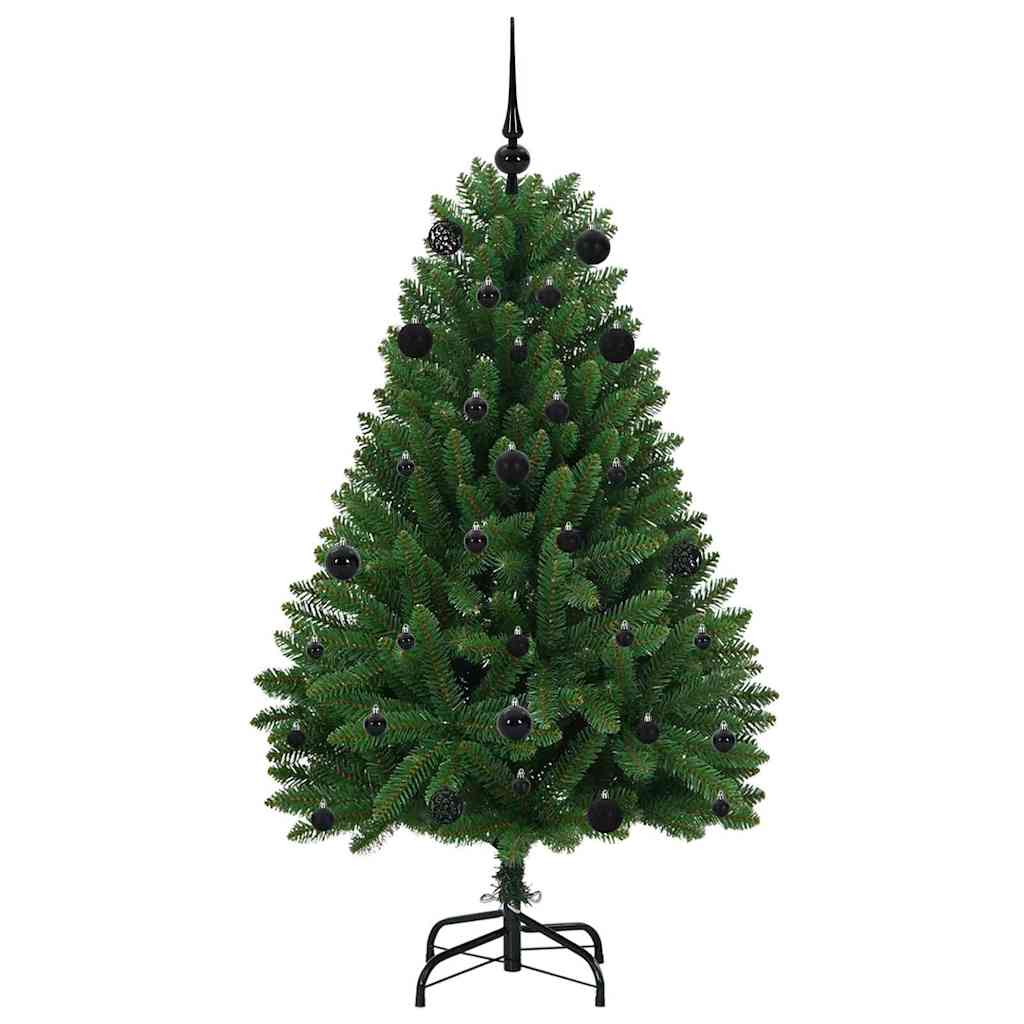 Künstlicher Weihnachtsbaum Grün 150 cm PVC und Metall