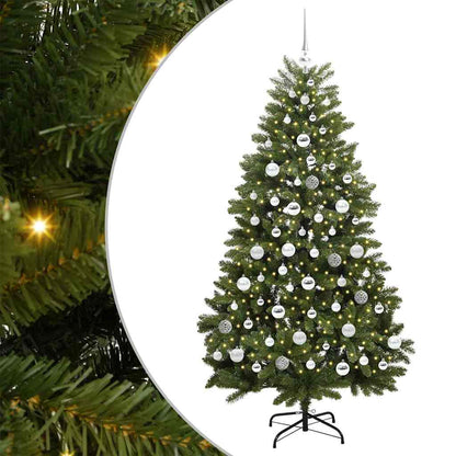 Künstlicher Weihnachtsbaum Grün 180 cm PVC und Metall