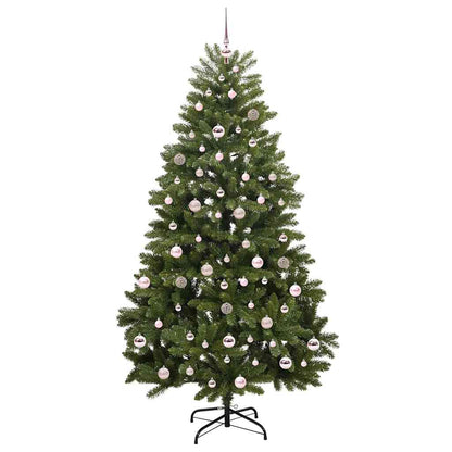 Künstlicher Weihnachtsbaum Grün 210 cm PVC und Metall