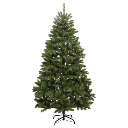 Künstlicher Weihnachtsbaum Grün 210 cm PVC und Metall