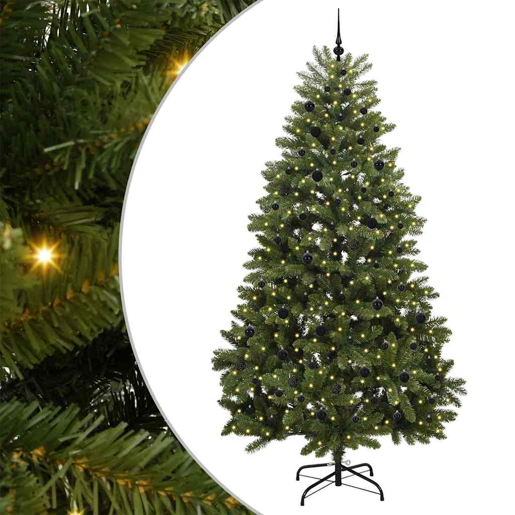 Künstlicher Weihnachtsbaum Grün 270 cm PVC und Metall