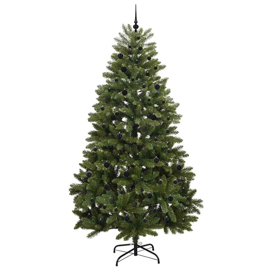 Künstlicher Weihnachtsbaum Grün 270 cm PVC und Metall