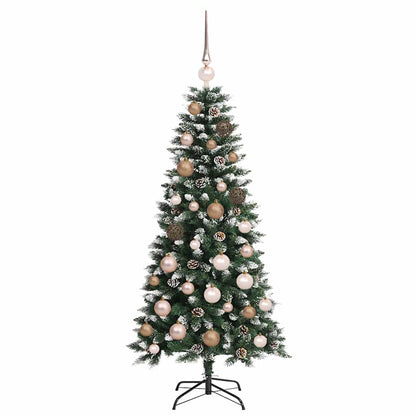 vidaXL Künstlicher Weihnachtsbaum mit 150 LEDs mit Ständer Grün 120 cm