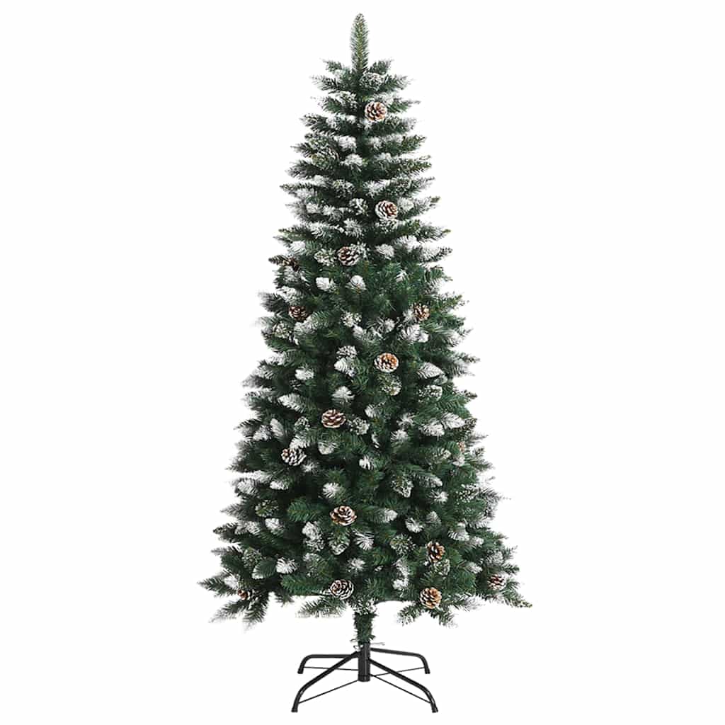 vidaXL Sapin de Noël artificiel avec 150 LED avec support Vert 120 cm