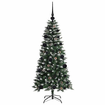 vidaXL Sapin de Noël artificiel avec 150 LED avec support Vert 120 cm