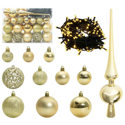 vidaXL Sapin de Noël artificiel avec 150 LED avec support Vert 120 cm