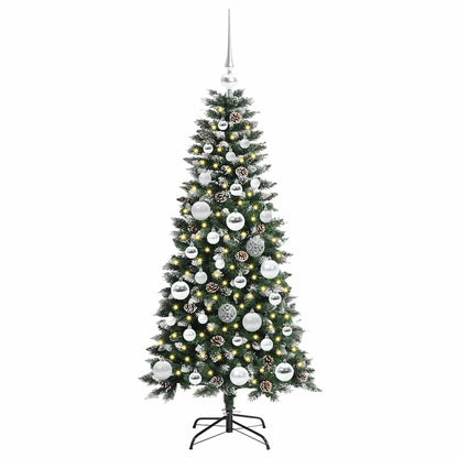 Künstlicher Weihnachtsbaum mit 150 LEDs mit Ständer Grün 120 cm
