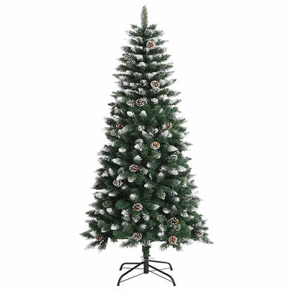 Künstlicher Weihnachtsbaum mit 150 LEDs mit Ständer Grün 120 cm