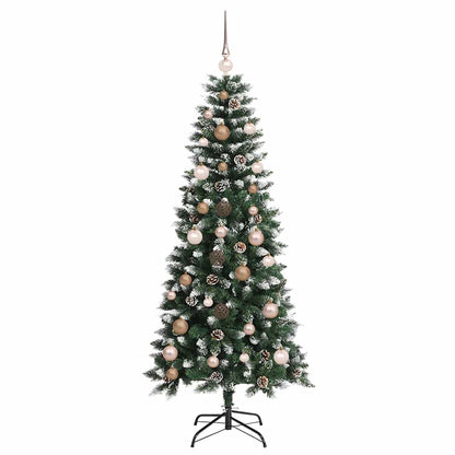 vidaXL Künstlicher Weihnachtsbaum mit 150 LEDs mit Ständer Grün 150 cm