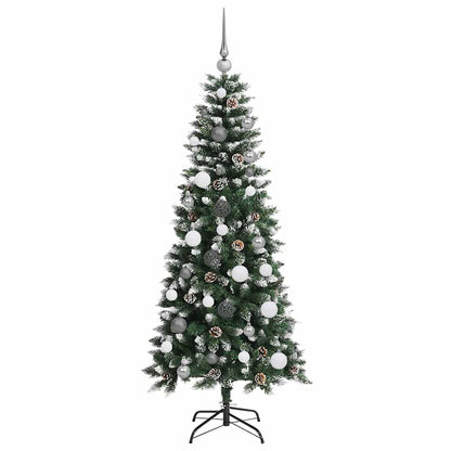 vidaXL Künstlicher Weihnachtsbaum mit 150 LEDs mit Ständer Grün 150 cm