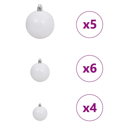 vidaXL Künstlicher Weihnachtsbaum mit 150 LEDs mit Ständer Grün 150 cm