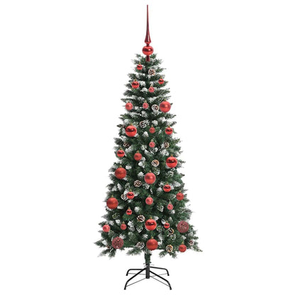 vidaXL Künstlicher Weihnachtsbaum mit 150 LEDs mit Ständer Grün 150 cm