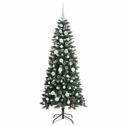 vidaXL Künstlicher Weihnachtsbaum mit 150 LEDs mit Ständer Grün 150 cm