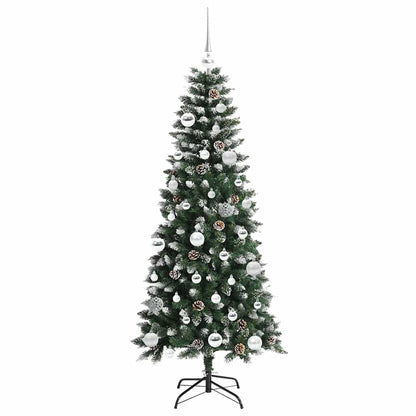 vidaXL Künstlicher Weihnachtsbaum mit 150 LEDs mit Ständer Grün 150 cm