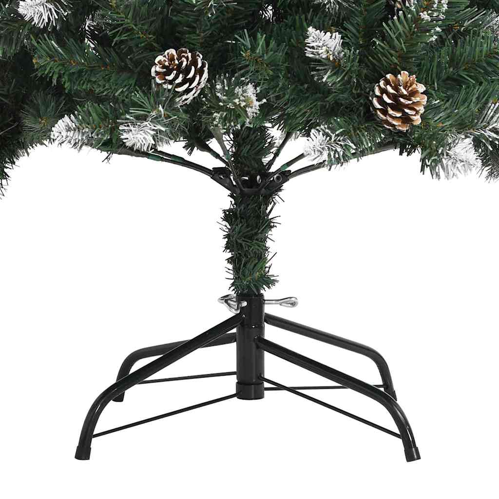 vidaXL Künstlicher Weihnachtsbaum mit 150 LEDs mit Ständer Grün 150 cm