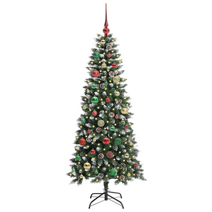 vidaXL Künstlicher Weihnachtsbaum mit 150 LEDs mit Ständer Grün 150 cm