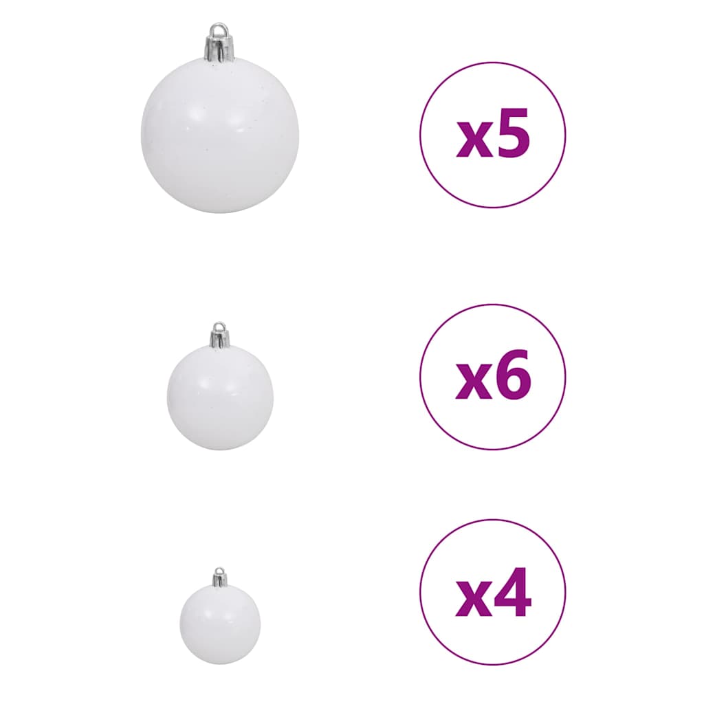vidaXL Künstlicher Weihnachtsbaum Grün 150 cm PVC, Plastik und Stahl