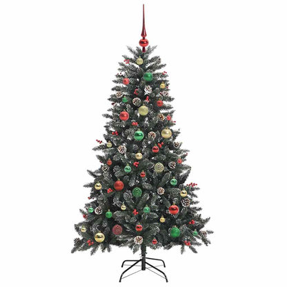 Künstlicher Weihnachtsbaum Grün 150 cm PVC, Plastik und Stahl
