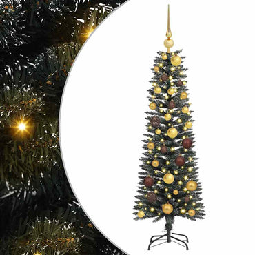 vidaXL Sapin de Noël artificiel avec 150 LED avec support Vert 120 cm