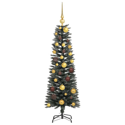 vidaXL Sapin de Noël artificiel avec 150 LED avec support Vert 120 cm