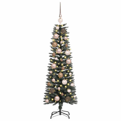 vidaXL Künstlicher Weihnachtsbaum mit 150 LEDs mit Ständer Grün 120 cm