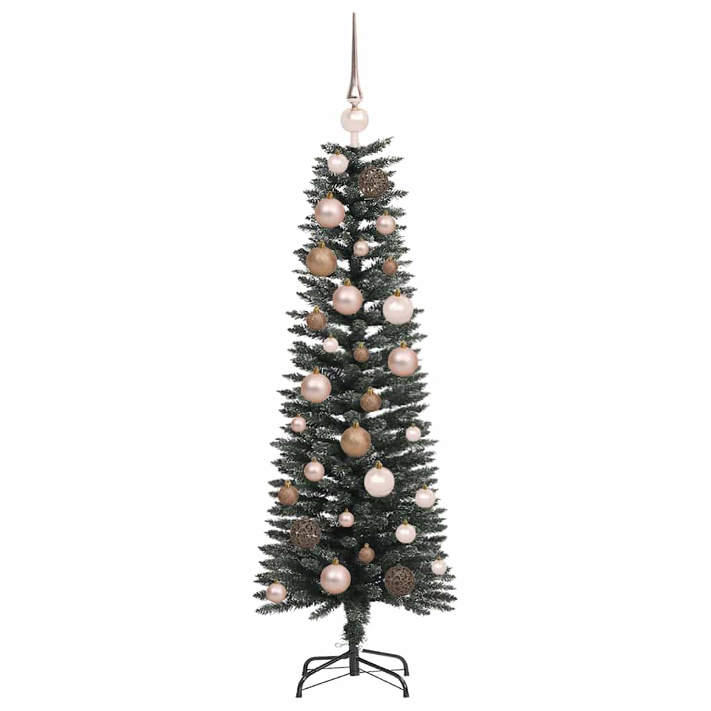 vidaXL Künstlicher Weihnachtsbaum mit 150 LEDs mit Ständer Grün 120 cm