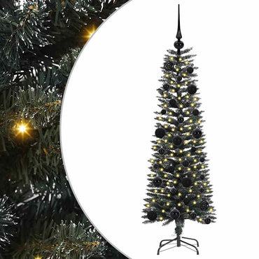 vidaXL Sapin de Noël artificiel avec 150 LED avec support Vert 120 cm