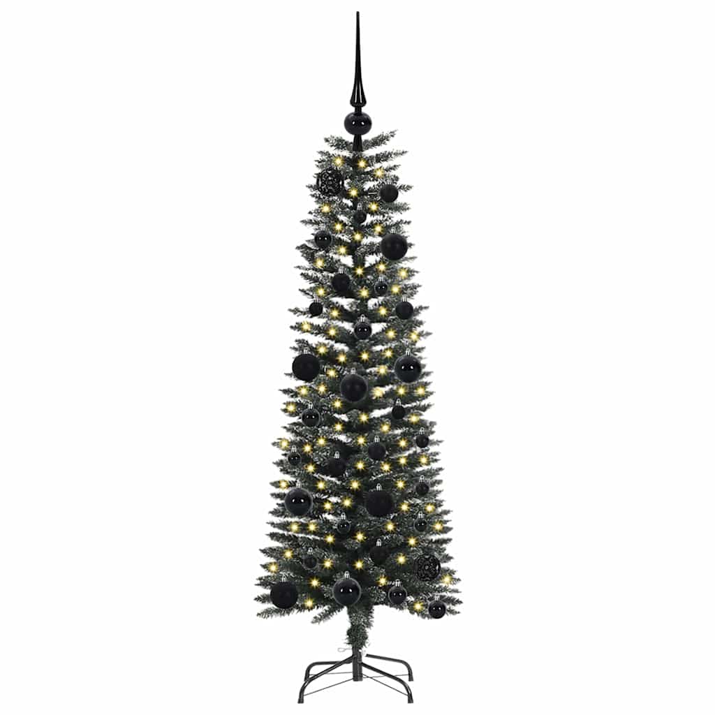 vidaXL Sapin de Noël artificiel avec 150 LED avec support Vert 120 cm