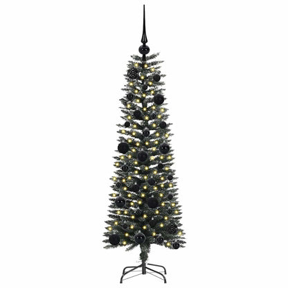 vidaXL Sapin de Noël artificiel avec 150 LED avec support Vert 120 cm