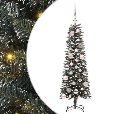 vidaXL Sapin de Noël artificiel avec 150 LED avec support Vert 120 cm