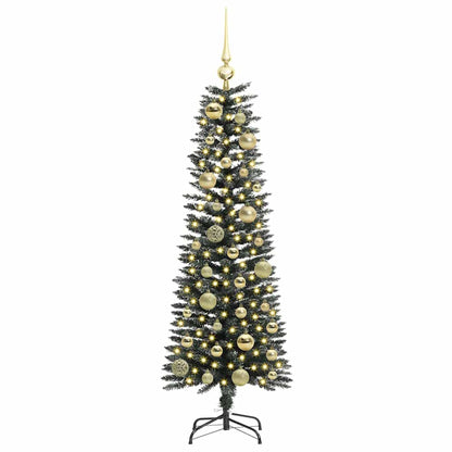vidaXL Sapin de Noël artificiel avec 150 LED avec support Vert 120 cm
