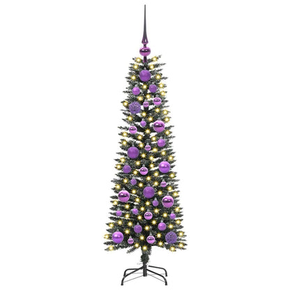 vidaXL Sapin de Noël artificiel avec 150 LED avec support Vert 120 cm