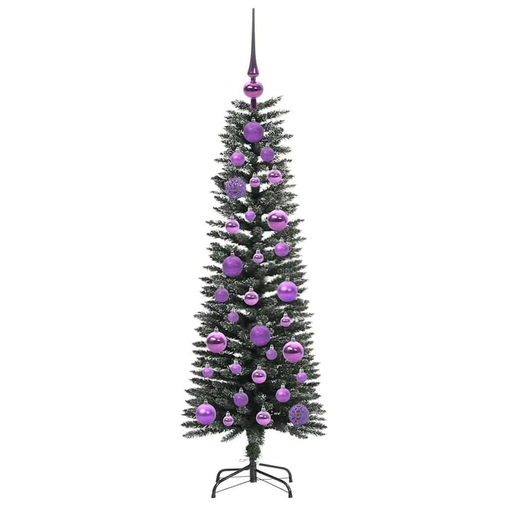 vidaXL Sapin de Noël artificiel avec 150 LED avec support Vert 120 cm